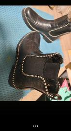 Bottines noire et argent femme, Vêtements | Femmes, Chaussures, Enlèvement ou Envoi, Boots et Botinnes, Porté, Noir