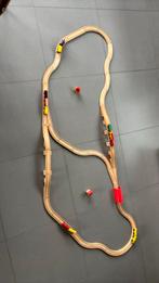 Houten trein, Ophalen, Gebruikt