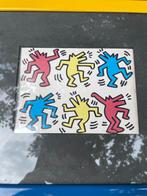Keith Haring (1958 - 1990) Zeefdruk van Dancing Dogs, Ophalen of Verzenden