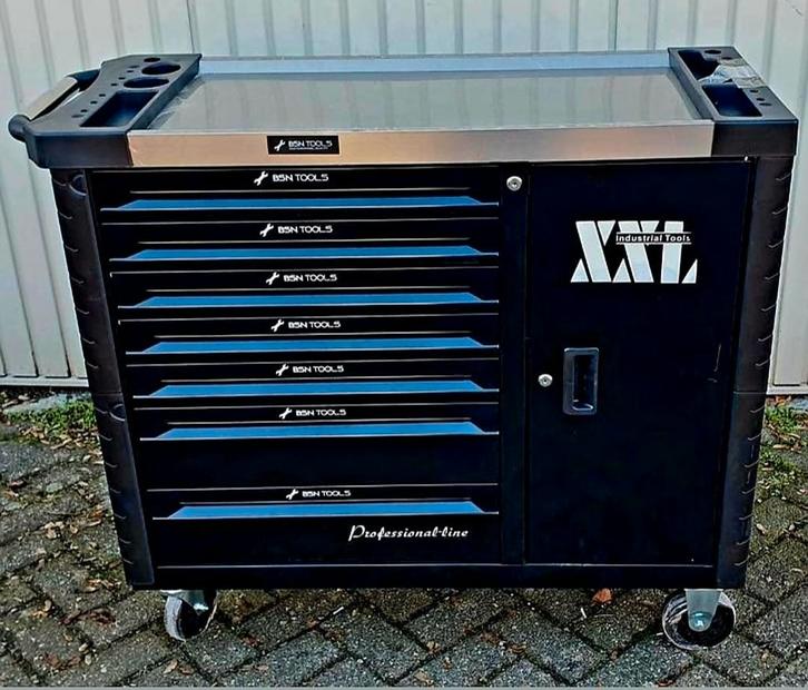 Gereedschapswagen EXTRA BREDE goed gevuld 7x7 (NIEUW), Doe-het-zelf en Bouw, Gereedschapskisten, Gevuld, Ophalen of Verzenden