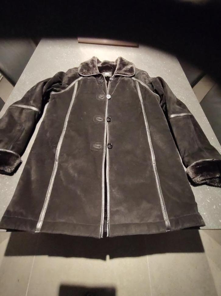 Damesmantel in leder (winter ) maat 40 - 42, Kleding | Dames, Jassen | Winter, Maat 38/40 (M), Ophalen