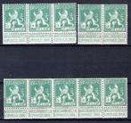110 MNH** 1912 - Staande Leeuw 10 stuks, Postzegels en Munten, Postzegels | Europa | België, Ophalen of Verzenden, Postfris, Postfris