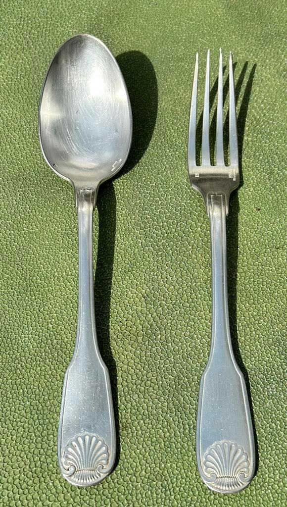 Christofle - vork en lepel - model Vendôme, Ophalen of Verzenden