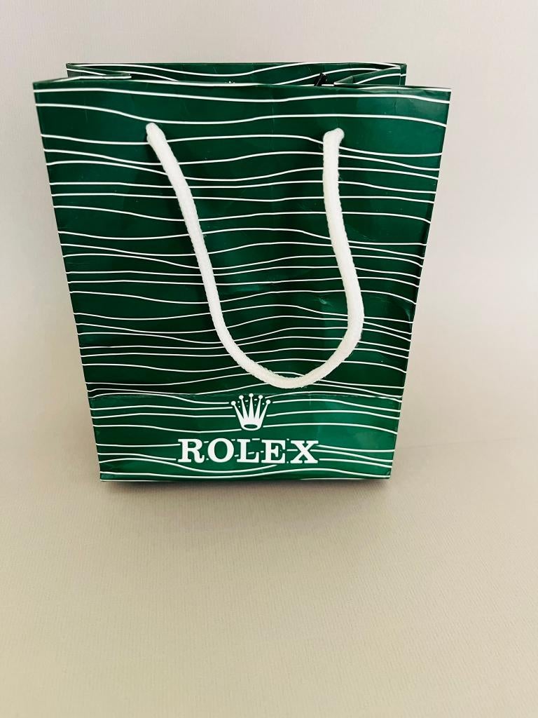 Porte-papier/sac à provisions Rolex, Enlèvement ou Envoi, Utilisé, Vert, Autres types