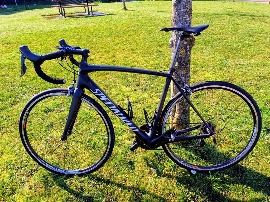 Specialized Tarmac SL4 met schade aan achtervork, Ophalen, Carbon