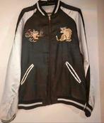 Vintage Sukajan bomber jacket – tijger & draak – maat L, Ophalen of Verzenden, Maat 52/54 (L)