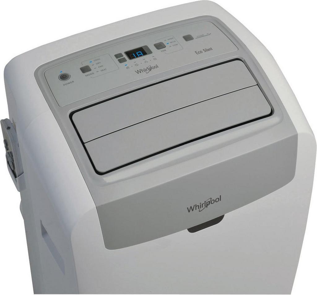 Whirlpool airco + verwarming, Ophalen, Koelen en Ontvochtigen, Minder dan 60 m³, Timer