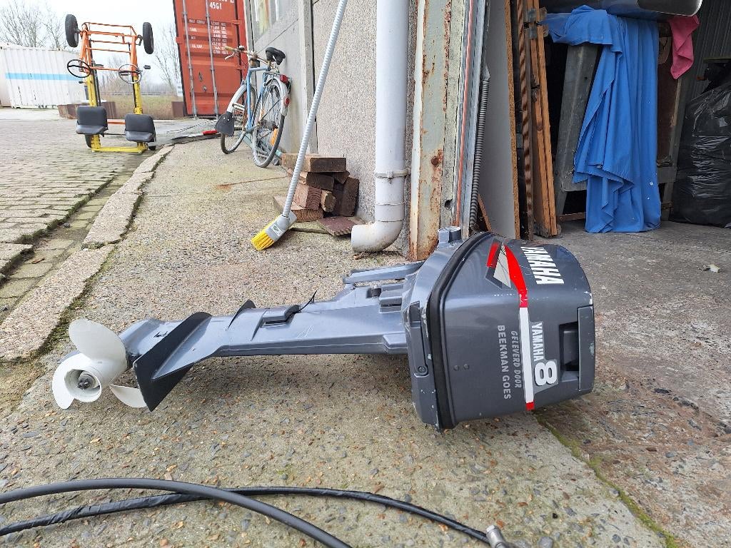 buitenboordmotor yamaha 9.9 en stuurconsole, Watersport en Boten, Ophalen, Gebruikt, Buitenboordmotor, Met afstandsbediening