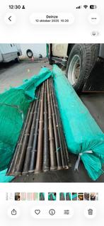 Donkere bamboematten op rol 180x200, Enlèvement, Comme neuf