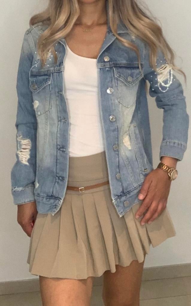 Veste jeans guess, Enlèvement ou Envoi, Comme neuf, Bleu