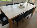 Mooie eiken tafel, Huis en Inrichting, Ophalen, Zo goed als nieuw