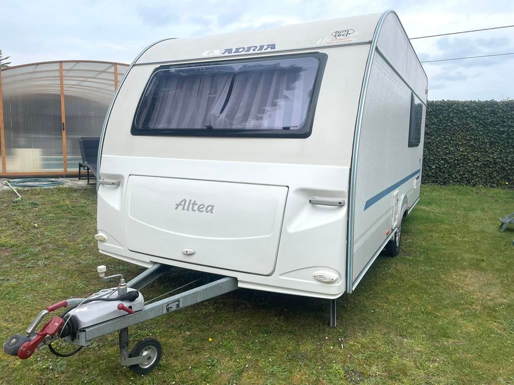 6 pers. Caravan Adria Altea 462 met stapelbed,Mover,voortent, Stapelbed, Bedrijf, Treinzit, Schokbreker