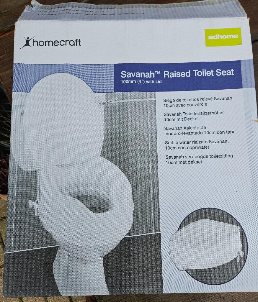 verhoogde wc bril, Enlèvement ou Envoi, Comme neuf