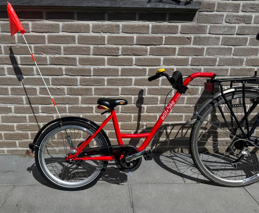 Roland add+bike, kindertracker, 3 versnellingen, Fietsen en Brommers, Fietsaccessoires | Aanhangwagens en Karren, Ophalen, Gebruikt