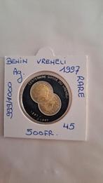 Benin 500 fr 1997 AG proof RARE(999/1000), Ophalen of Verzenden