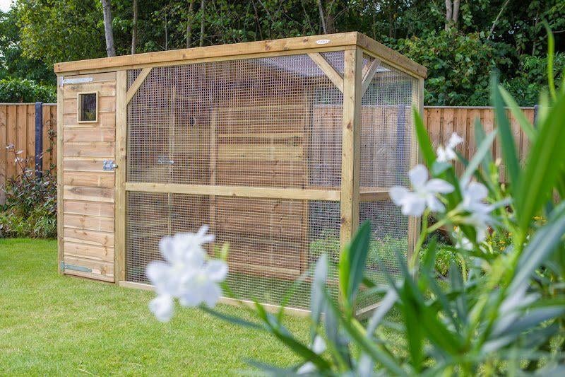 Volière Toon rechts, Ophalen of Verzenden, Nieuw, Hout, Volière