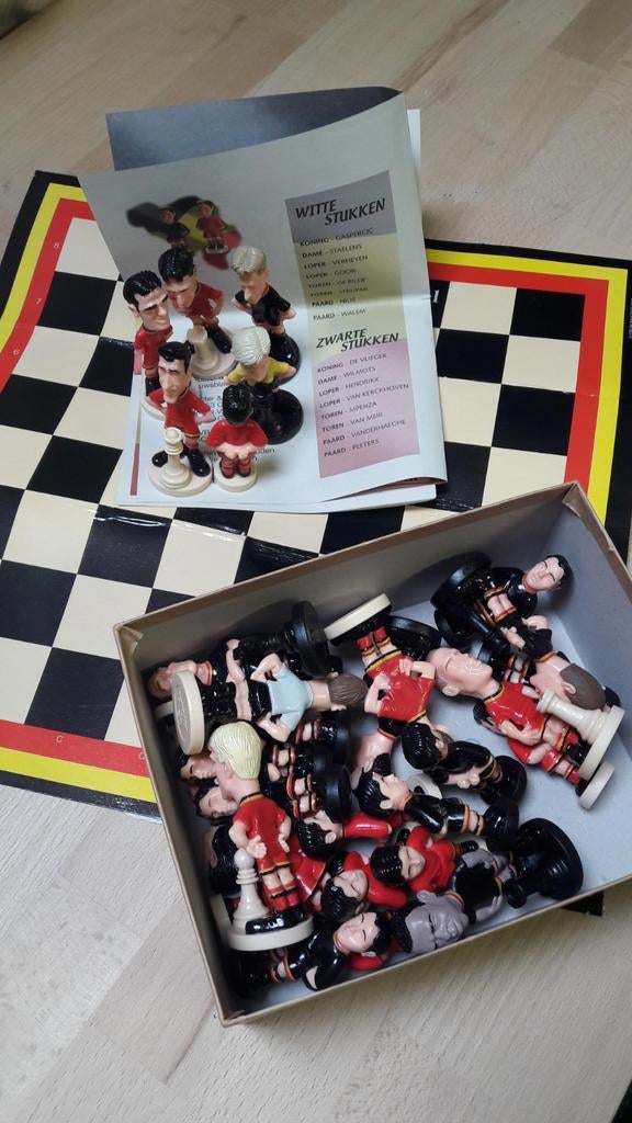 Voetbal dambord, Ophalen