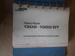 FIAT TRACTOR WISSELSTUKBOEKEN 1300 SUPER - 1300 DT - 1880 DT, Gebruikt, Tot 2500, 120 tot 160 Pk, Ophalen of Verzenden