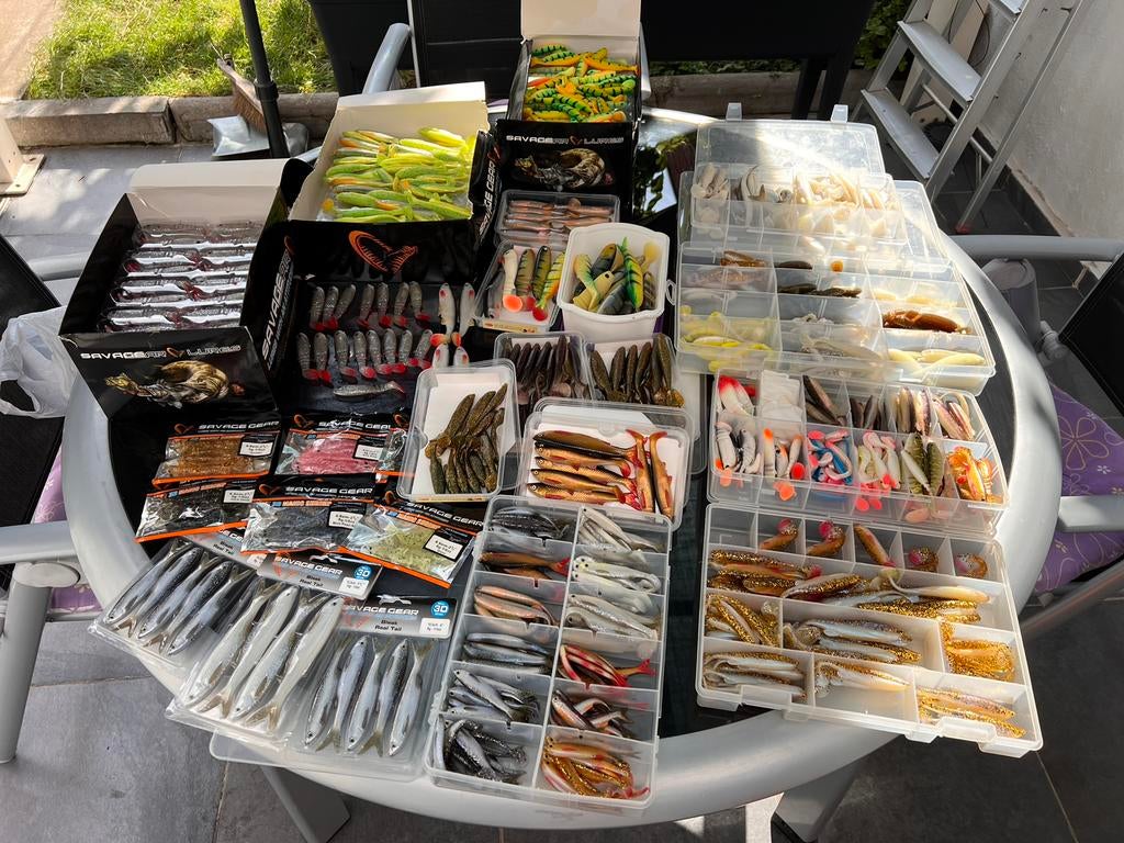 Savage Gear Lot Kunstaas , Leurres , shad’s