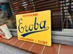 Eroba fietsen oud emaille reclamebord, Verzamelen, Ophalen of Verzenden, Gebruikt, Reclamebord