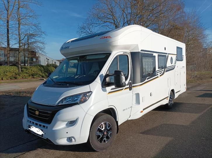 Benimar Mileo 263, Caravans en Kamperen, Mobilhomes, Particulier, tot en met 5, Half-integraal, Benimar, Fiat, Diesel, Halve Treinzit