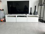 IKEA BESTÅ TV-meubel – wit – modern & strak, Ophalen, 150 tot 200 cm, Zo goed als nieuw, Minder dan 100 cm