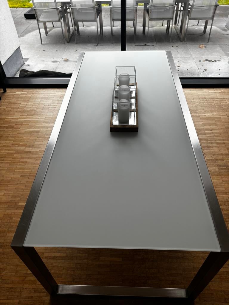 Table de terrasse ROYAL BOTANIA avec verre à lait, Enlèvement, Comme neuf