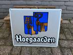 Hoegaarden bier oud emaille reclamebord, Ophalen of Verzenden, Gebruikt, Reclamebord