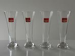 Bierglazen (fluitjes) van merk Lamot, Verzamelen, Ophalen, Zo goed als nieuw, Glas of Glazen, Overige merken