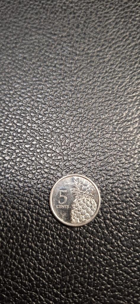 1#    Bahama's 5 cents 2016, Postzegels en Munten, Munten | Oceanië, Ophalen of Verzenden