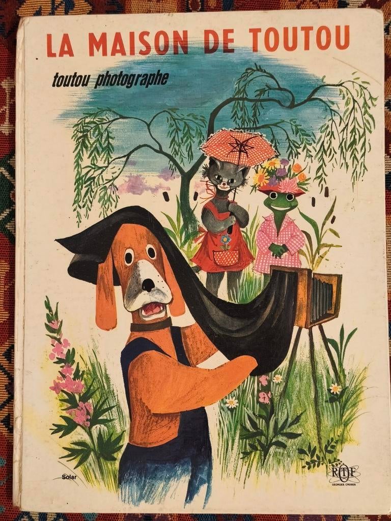 Livre illustré pour enfant La Maison de Toutou vintage, Envoi