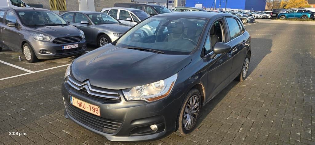 Citroen C4 1.2i benzine Euro6 bj2014, Autos, Citroën, Argent ou Gris, Achat, Euro 6, Entreprise