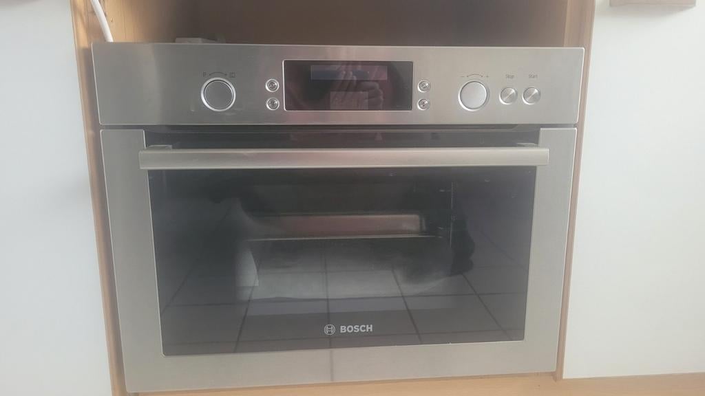 Stoomoven bosch zo goed als nieuw, Elektronische apparatuur, Ovens, Oven, Inbouw, 45 tot 60 cm, Ophalen