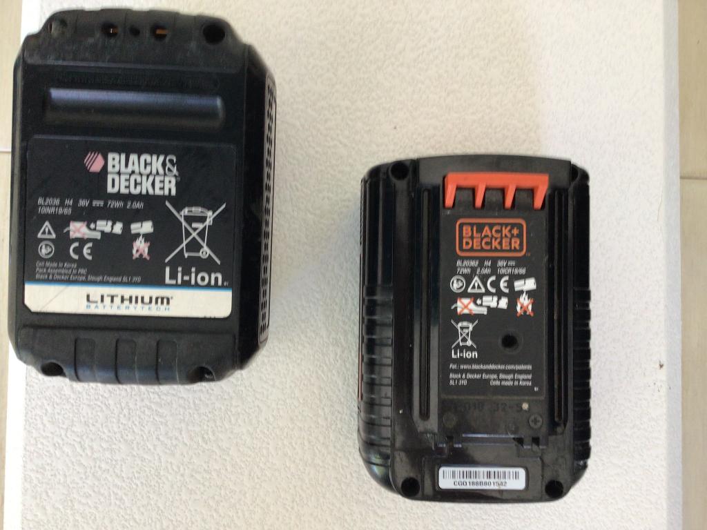 BATTERIE Black et Decker 36 V Lithium, Ophalen, Gebruikt