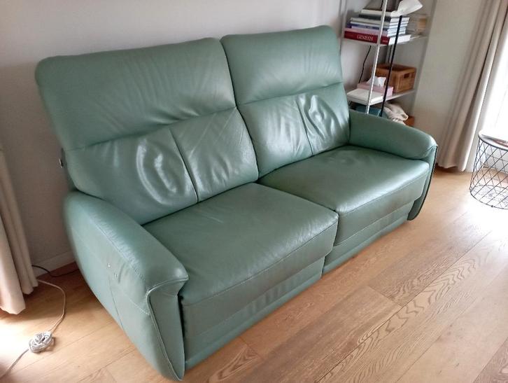 Canapé-relax 2 places, Maison & Meubles, Canapés | Salons, Utilisé, Banc droit, Deux personnes, 150 à 200 cm, 75 à 100 cm, Cuir