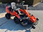 Zeer mooie Demo zitmaaier Husqvarna R214 TC 2 cyl motor 20 u, Ophalen, Zo goed als nieuw, Mulchfunctie, 90 tot 120 cm