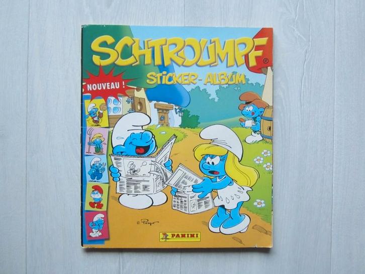 Album Panini - Les Schtroumpfs - complet, Collections, Autocollants, Utilisé, Bande dessinée ou Dessin animé, Enlèvement ou Envoi
