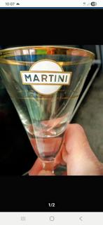 Retro martiniglazen op voet 12 stuks, Collections, Rétro, Enlèvement