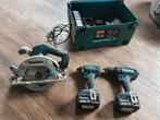 Makita set Klopboormachine + Slagschroevendraaier + Cirkel, Doe-het-zelf en Bouw, Gereedschap | Boormachines, Ophalen, 600 watt of meer