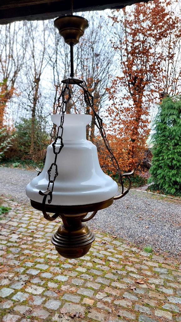 Antieke hanglamp luchter, Antiek en Kunst, Antiek | Verlichting, Ophalen