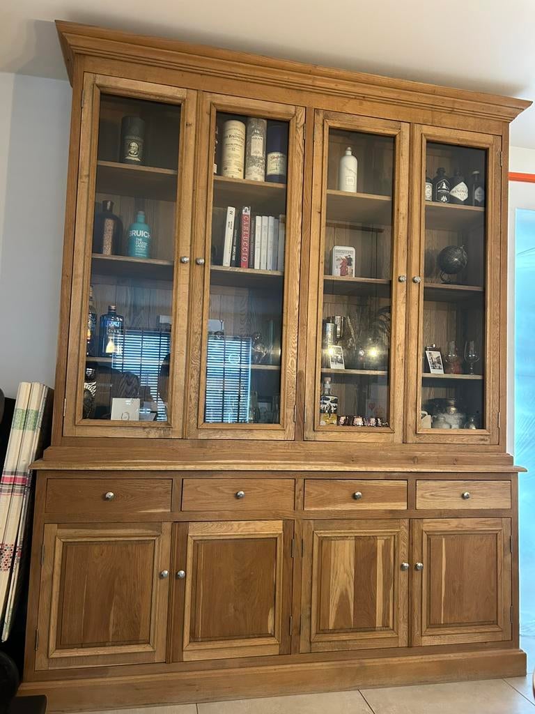 Vitrinekast eik, Maison & Meubles, Enlèvement, Comme neuf