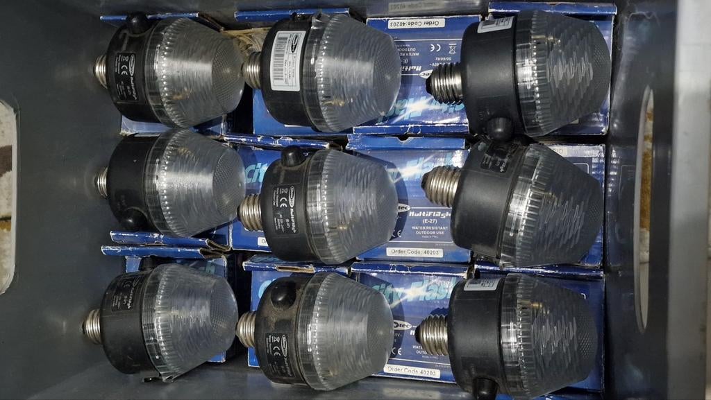 Showtec MultiFlash stroboscooplamp met 4 functies, Ophalen of Verzenden