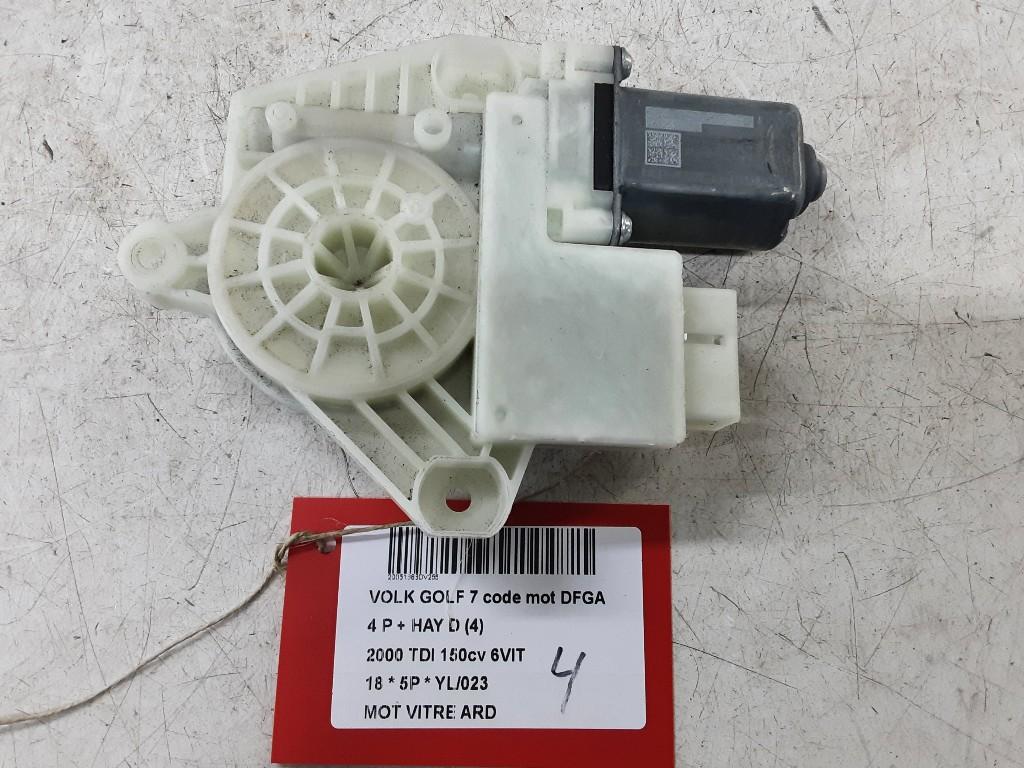 MOTEUR LEVE VITRE ELECTRIQUE ARRIÈRE DROIT Golf VII (AUA), Volkswagen, Mevr. I. Hauben, Utilisé, Arrière