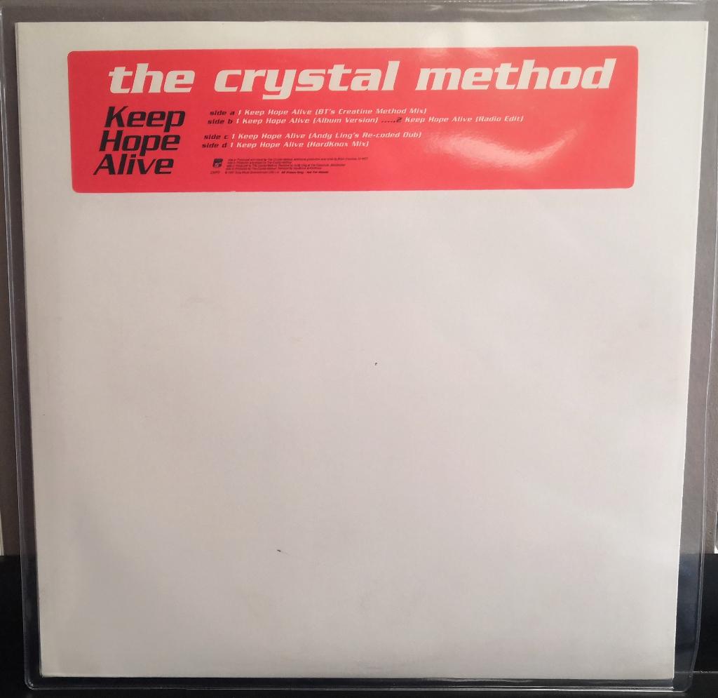 The Crystal Method — Keep Hope Alive/Vinyle double 12 pouces, CD & DVD, Vinyles | Dance & House, Comme neuf, Housse de protection extérieure