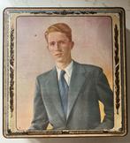 Koning Boudewijn unieke blikken doos jaren 40, Verzamelen, Ophalen of Verzenden, Gebruikt, Overige typen