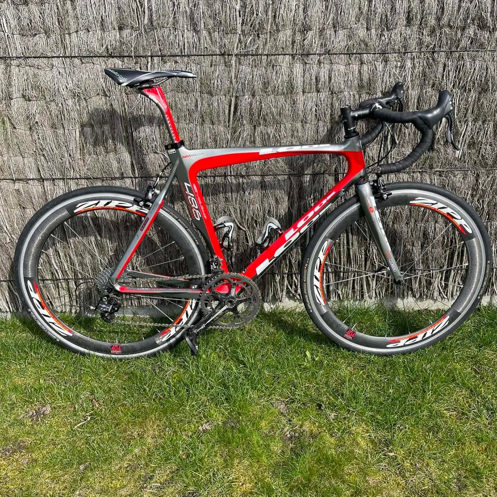 Koersfiets look carbon, Ophalen, Zo goed als nieuw