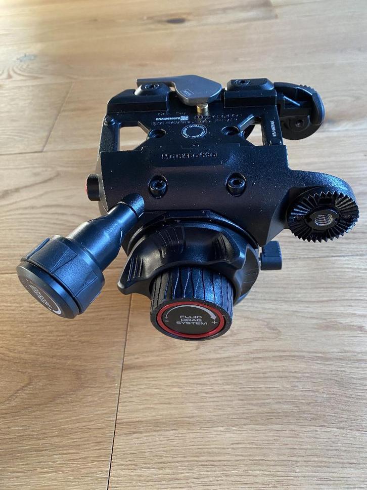 Manfrotto Nitrotech 612 (vloeibare videokop) MVH612AH, Audio, Tv en Foto, Fotografie | Statieven en Balhoofden, Nieuw, Balhoofd
