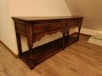 Antiek Engels eiken dressoir / haltafel 1900 – 3 laden, Enlèvement, Utilisé, Avec tiroir(s)