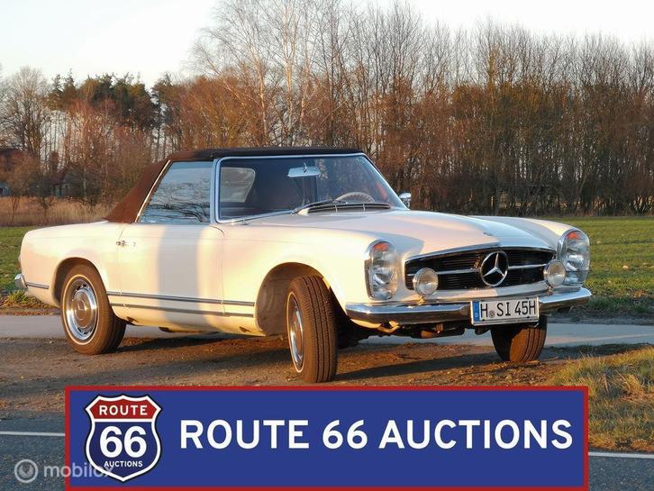 Mercedes-Benz 230 SL Pagoda | 1964 | Route 66 Auctions, Autos, Oldtimers & Ancêtres, Entreprise, Achat, Mercedes-Benz, Essence