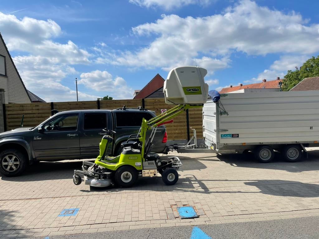 Grillo fd450 ftontmaier, Jardin & Terrasse, Tondeuses autoportées, Enlèvement, Utilisé, Démarrage électrique, 90 à 120 cm